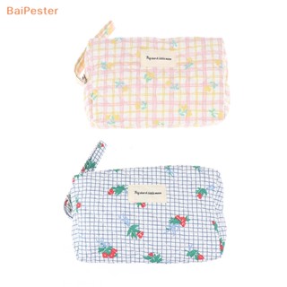 [BaiPester] กระเป๋าเครื่องสําอาง กระเป๋าดินสอ ปากกา จุของได้เยอะ สําหรับผู้หญิง