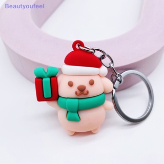 [Beautyoufeel] พวงกุญแจเรซิ่น จี้ตุ๊กตาการ์ตูนคริสต์มาส Kuromi Mymelody น่ารัก