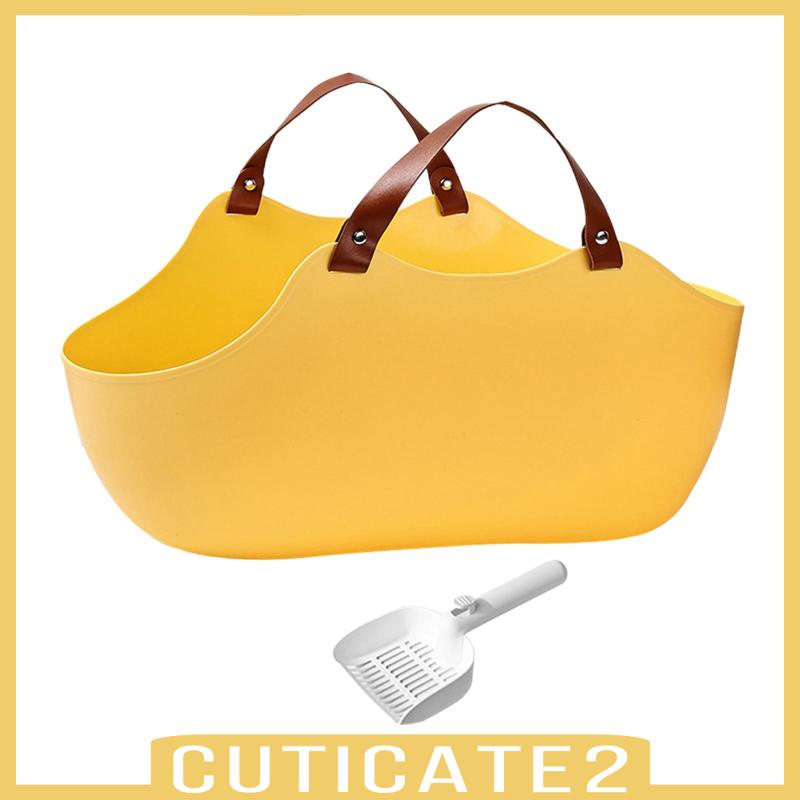 cuticate2-กระบะทรายแมว-แบบเปิด-ป้องกันการกระเด็น-สําหรับห้องน้ําแมว