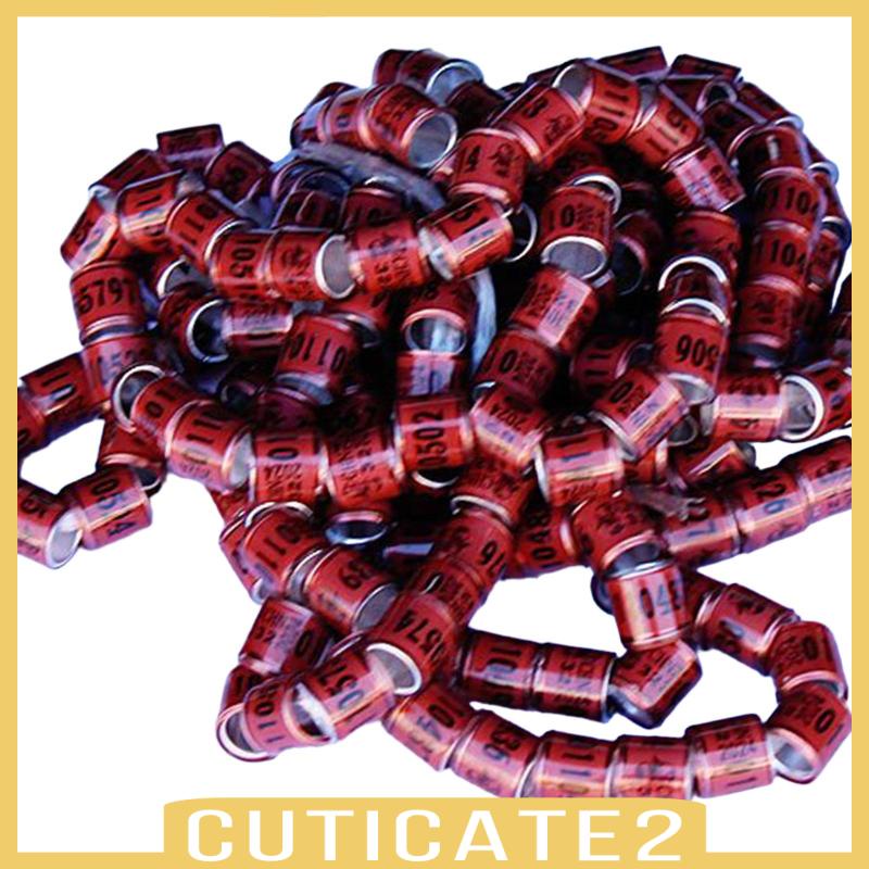 cuticate2-แหวนขานกพิราบ-อะลูมิเนียม-แบบพกพา-8-มม-สําหรับนกพิราบ-นกพิราบ-นกกระทา-เป็ด-นกเลิฟเบิร์ด-100-ชิ้น