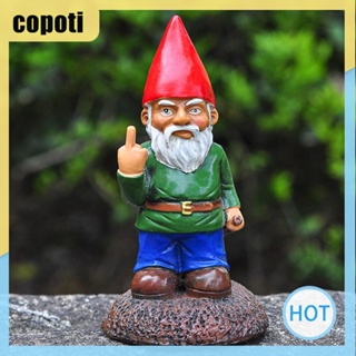 Copoti รูปปั้นหนวดเครา สีขาว สูง 5.9 นิ้ว สําหรับตกแต่งบ้าน สวน