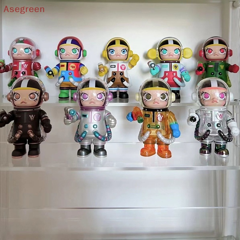 asegreen-ตุ๊กตาฟิกเกอร์อนิเมะ-pop-mart-mega-น่ารัก-100-space-molly-series-ของขวัญ-สําหรับสะสม