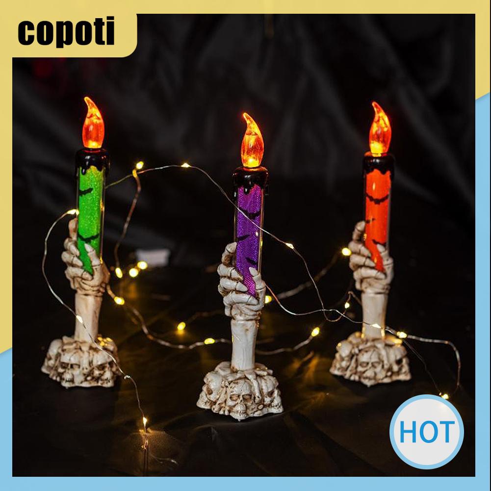 copoti-โคมไฟเทียนอิเล็กทรอนิกส์-พร็อพสําหรับตกแต่งบ้าน-วันฮาโลวีน