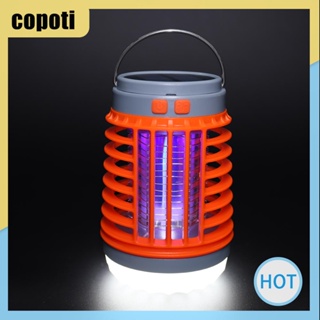 Copoti โคมไฟฆ่าแมลง LED พลังงานแสงอาทิตย์ เป็นมิตรกับสิ่งแวดล้อม 5V 1A พร้อมตะขอ สําหรับใช้ในบ้าน นอกบ้าน