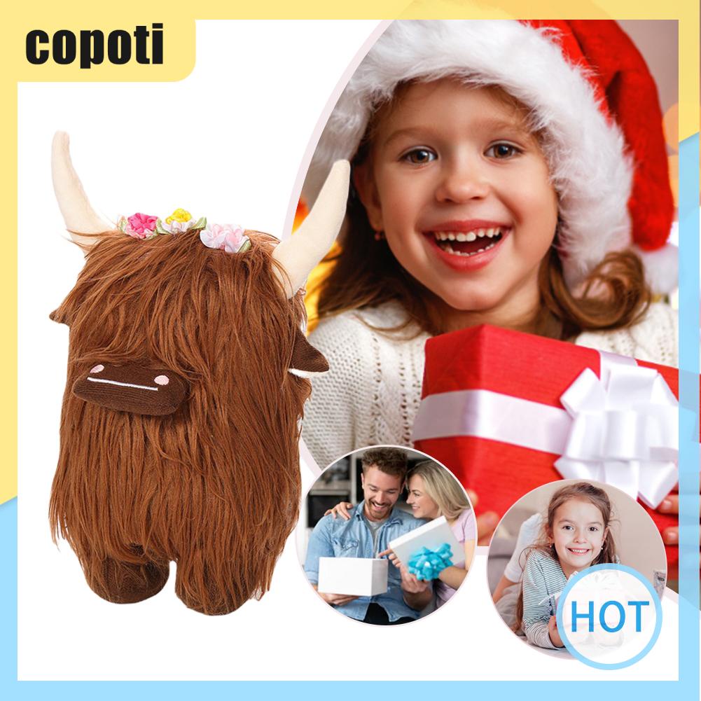 copoti-ของเล่นตุ๊กตาวัวขนยาว-ลูกวัวแคระ-สําหรับตกแต่งบ้าน