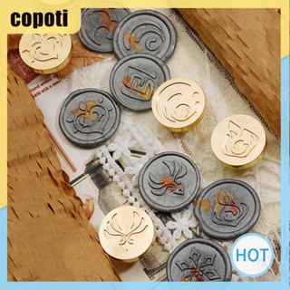 Copoti แสตมป์ตราประทับ หัวทองแดง ลายสัตว์ สําหรับตกแต่งบ้าน งานแต่งงาน DIY