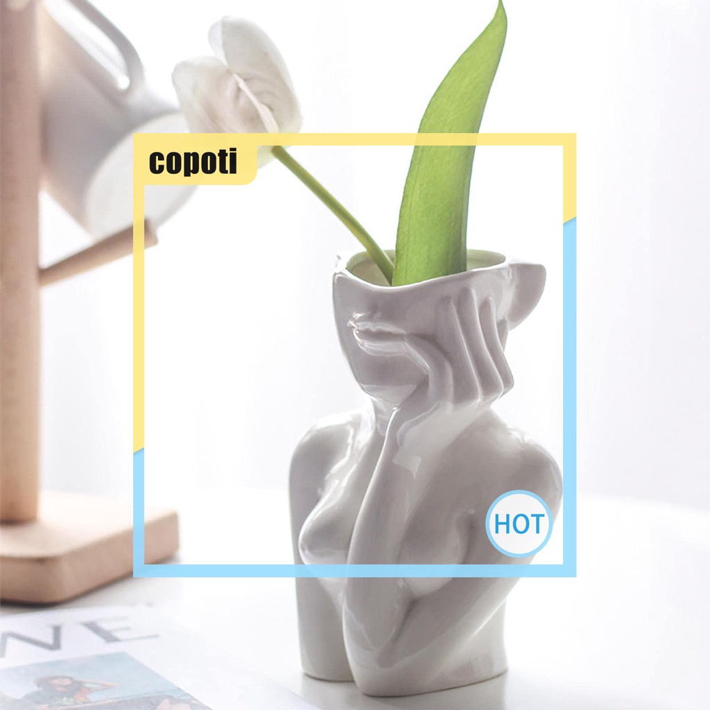 copoti-แจกันเซรามิค-รูปปั้นดอกไม้-สําหรับตกแต่งบ้าน