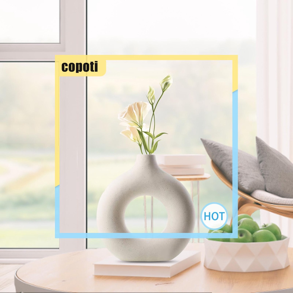 copoti-แจกันดอกไม้เซรามิค-แบบกลวง-สวยหรู-สําหรับตกแต่งบ้าน-โต๊ะ-ของขวัญ