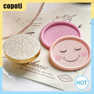 Copoti หัวแสตมป์เปล่า สีพาสเทล ทองแดง เนื้อแมตต์ สไตล์วินเทจ สําหรับงานแต่งงาน การ์ดอวยพร