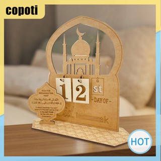 Copoti ปฏิทินนับถอยหลัง แบบไม้ แฮนด์เมด ทนทาน สําหรับบ้าน ตู้หนังสือ