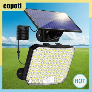 Copoti ไฟสปอตไลท์ LED 118 ดวง พลังงานแสงอาทิตย์ ดูดซับแรงกระแทก กันตก สําหรับบ้าน