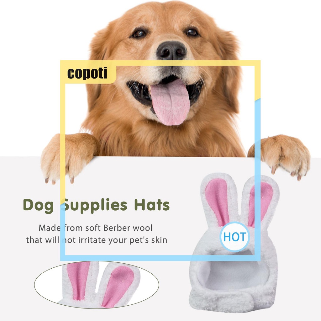 copoti-หมวกขนแกะ-แต่งหูกระต่าย-สําหรับสัตว์เลี้ยง-สุนัข-แมว