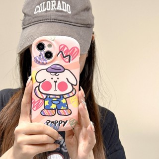 เคสโทรศัพท์มือถือ ป้องกันฝุ่น กันกระแทก ลายสุนัขน่ารัก แฟชั่น สําหรับ Iphone 14 13 Sweet IP 12 11 Pro Max