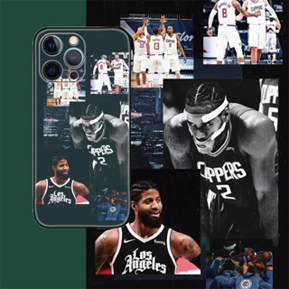 [Aimeidai] เคสโทรศัพท์มือถือซิลิโคน กันกระแทก พิมพ์ลาย NBA Los Angeles Clippers สําหรับ iPhone 14 13 12 11 Series