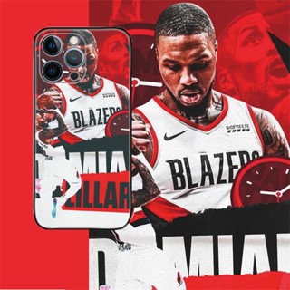 [Aimeidai] เคสโทรศัพท์มือถือซิลิโคน กันกระแทก พิมพ์ลาย NBA Super Star Damian Lillard สําหรับ iPhone 14 13 12 11 Series