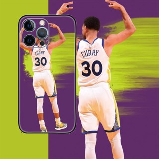 [Aimeidai] เคสโทรศัพท์มือถือซิลิโคน กันกระแทก พิมพ์ลาย NBA Super Star Stephen Curry สําหรับ iPhone 14 13 12 11 Series