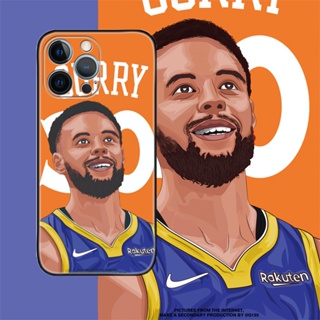 [Aimeidai] เคสโทรศัพท์มือถือซิลิโคน กันกระแทก พิมพ์ลาย NBA Super Star Stephen Curry สําหรับ iPhone 14 13 12 11 Series