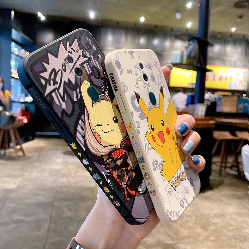 aimeidai-เคสโทรศัพท์มือถือซิลิโคน-พิมพ์ลายปิกาจูน่ารัก-สําหรับ-oneplus-6-7-7-pro-7t-pro-8-8-pro-8t-9-9-pro-9r