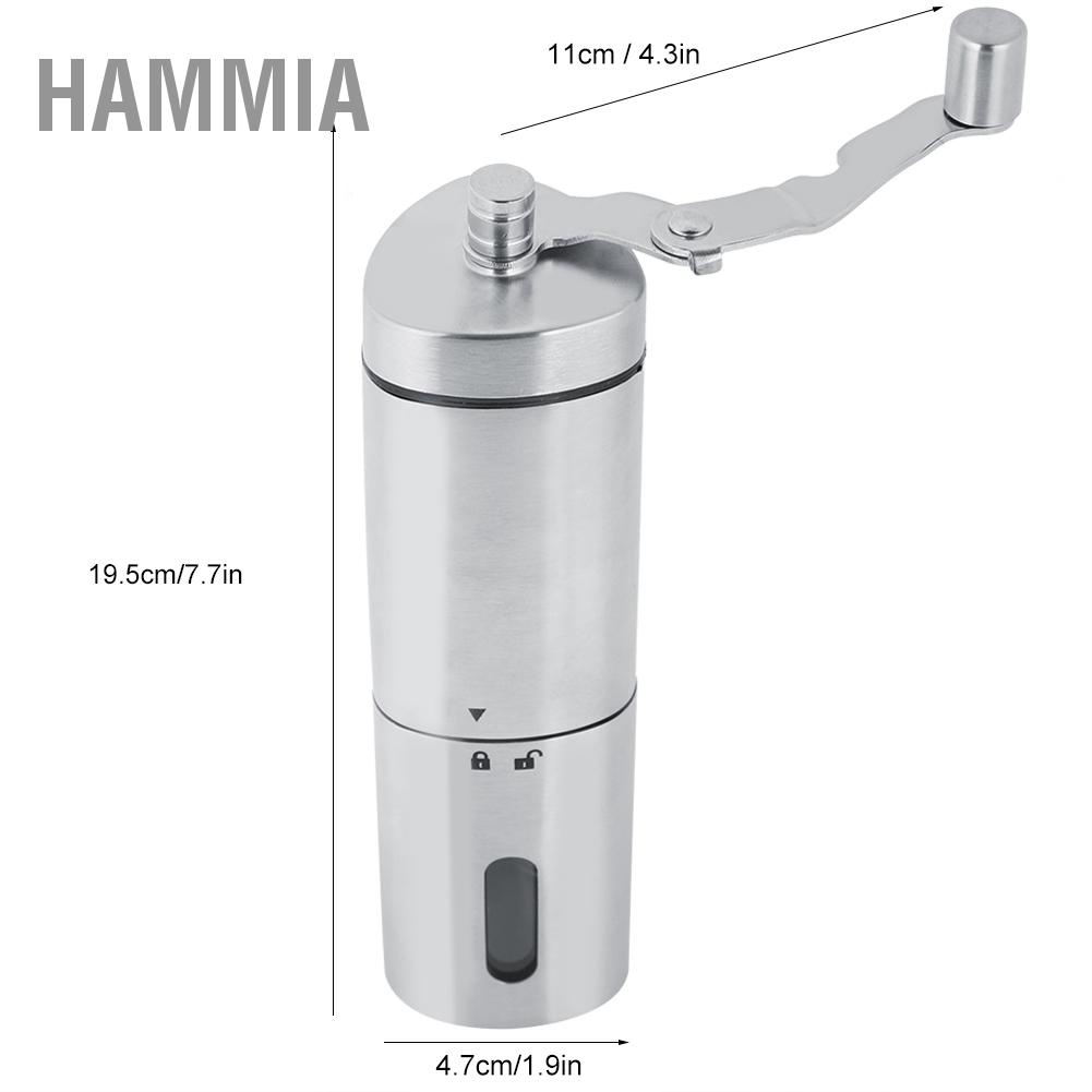 hammia-แบบพกพาเครื่องบดกาแฟด้วยตนเองสแตนเลสมือcrank-mill-coffee-bean