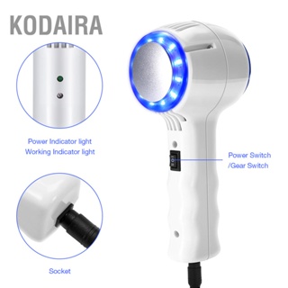 KODAIRA Hot &amp; Cold Hammer ยกกระชับผิวหน้า Anti Aging Blue Photon Therapy เครื่องนวด EU Plug