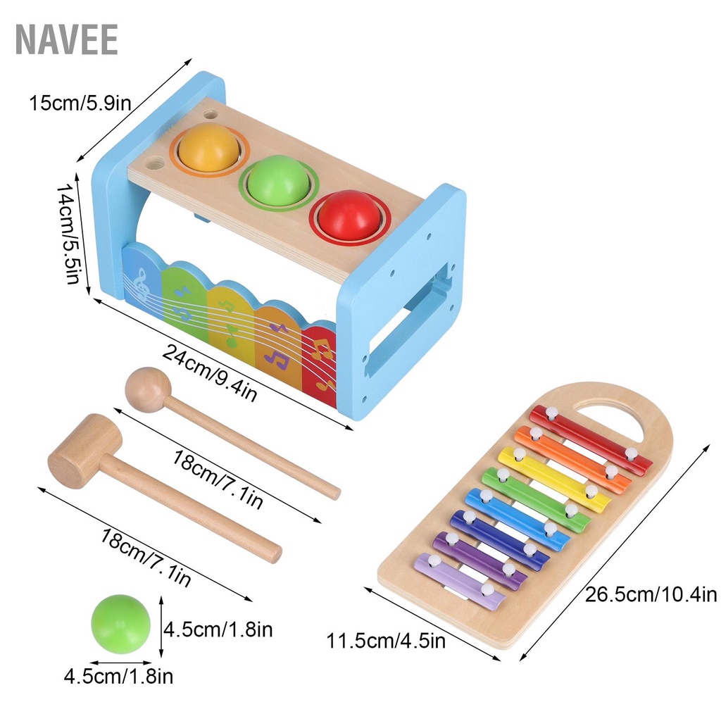 navee-ปอนด์และ-tap-bench-music-set-ค้อนไม้เพื่อการศึกษาในช่วงต้นของเล่นดนตรีสำหรับเด็กวัยหัดเดินเด็กอายุ