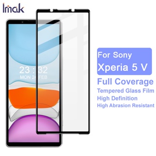 ฟิล์มกระจกนิรภัยกันรอยหน้าจอ แบบเต็มจอ สําหรับ Imak Sony Xperia 5 V Xperia5 5