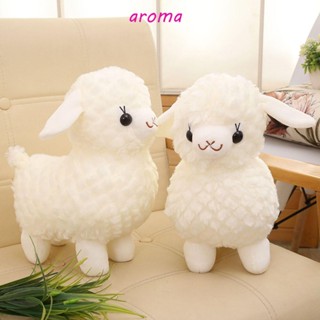 Aroma ของเล่นตุ๊กตาสัตว์อัลปาก้า แบบนิ่ม ของขวัญวันเกิด สําหรับตกแต่งบ้าน