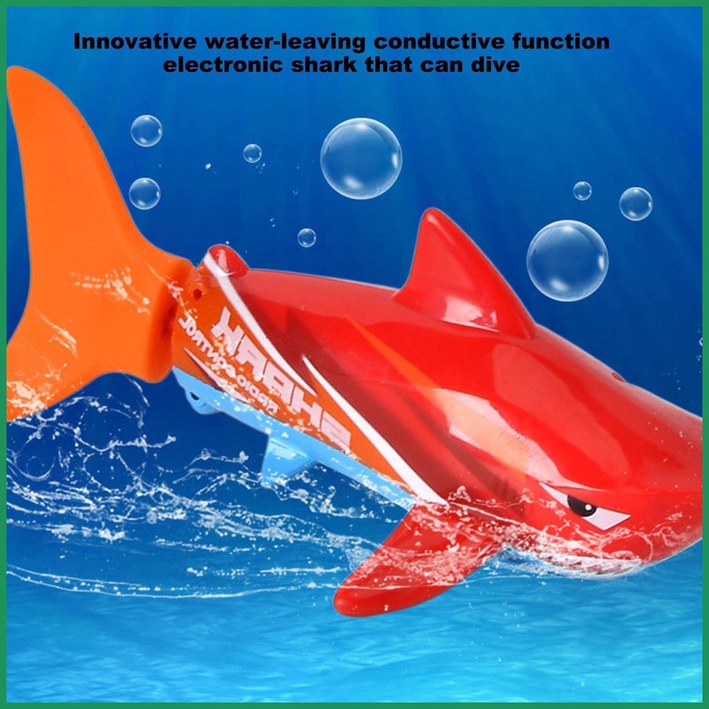 เด็กรีโมทคอนโทรลของเล่นฉลาม-mini-killer-whale-รีโมทคอนโทรลของเล่นจำลองปลาฉลามน้ำไฟฟ้าของเล่น