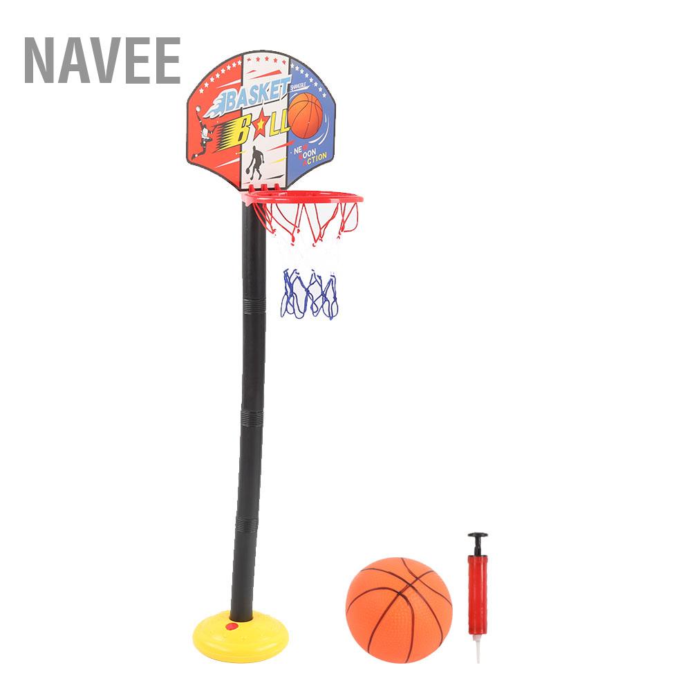 navee-เด็กยืนบาสเกตบอลของเล่นในร่มกลางแจ้งปรับความสูงบาสเกตบอลของเล่น