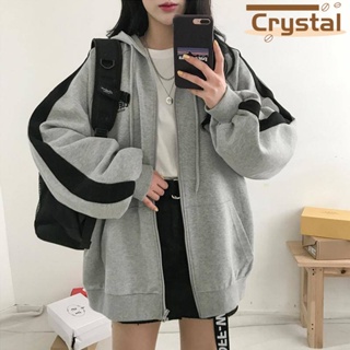 Crystal  เสื้อผ้าผู้ญิง แขนยาว เสื้อฮู้ด คลุมหญิง สไตล์เกาหลี แฟชั่น  Beautiful High quality fashion ทันสมัย A98J25K 36Z230909