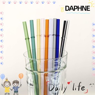 Daphne หลอดแก้ว ทนความร้อน 23 ซม. เป็นมิตรกับสิ่งแวดล้อม อุปกรณ์เสริม สําหรับตกแต่งค็อกเทล 3 ชิ้น