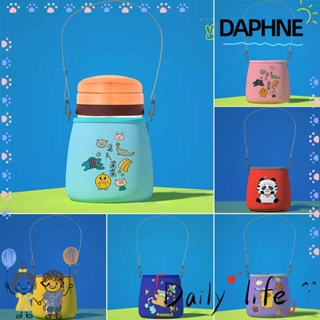 Daphne ฝาครอบขวดน้ํา แบบพกพา พร้อมสายคล้อง ขนาดใหญ่ สําหรับนักเรียน