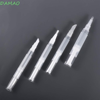 Damao ปากกาน้ํามันเปล่า 4 แบบ ปลายแปรง ของเหลว รองพื้น รีฟิล ขวดจ่าย หนังกําพร้า น้ํามัน แอพพลิเคชั่น เครื่องมือแต่งหน้า ปากกาบิด แบบใส