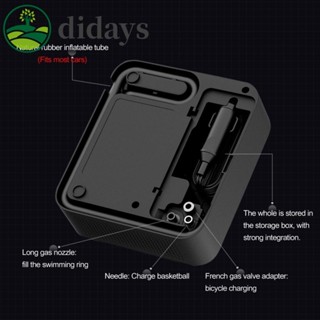【DIDAYS Premium Products】เครื่องปั๊มลมไฟฟ้า 70mai 12V พร้อมจอแสดงผล LED แบบพกพา สําหรับรถจักรยานยนต์ และจักรยาน
