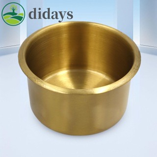 【DIDAYS Premium Products】ที่วางแก้วน้ําทองเหลือง แบบฝัง สําหรับเรือยอร์ช รถบรรทุก