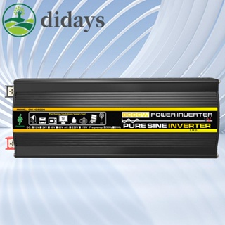 【DIDAYS Premium Products】ตัวแปลงพลังงานไฟฟ้า USB คู่ 3000 4000 6000 8000W สําหรับรถยนต์