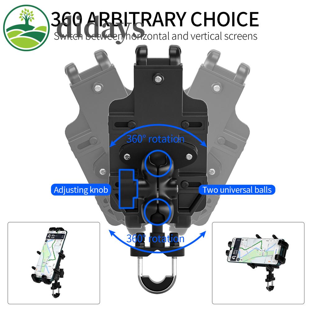 didays-premium-products-ที่วางโทรศัพท์มือถือ-ติดรถจักรยาน-สําหรับ-atv-พร้อมกรงเล็บ