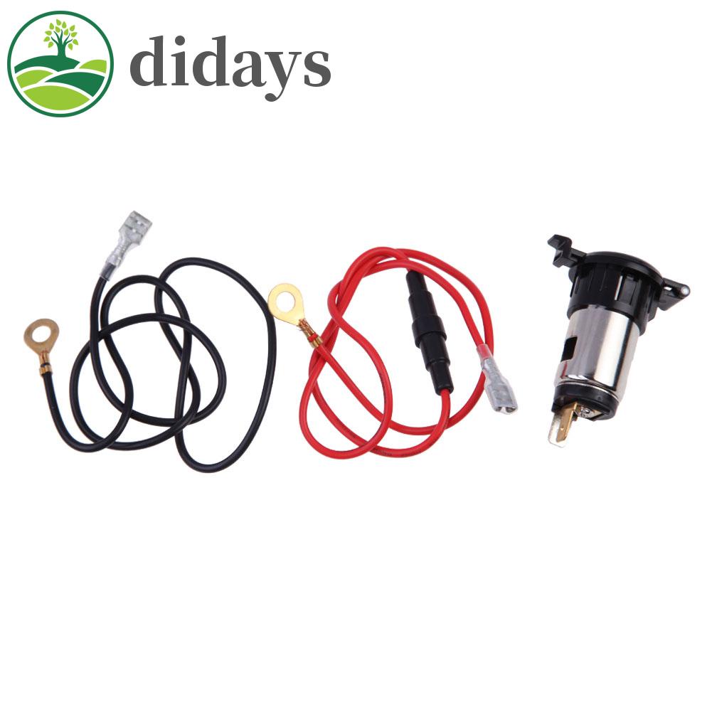 didays-premium-products-อะแดปเตอร์ปลั๊กซ็อกเก็ตโลหะ-12v-120w-สําหรับรถยนต์-และรถจักรยานยนต์