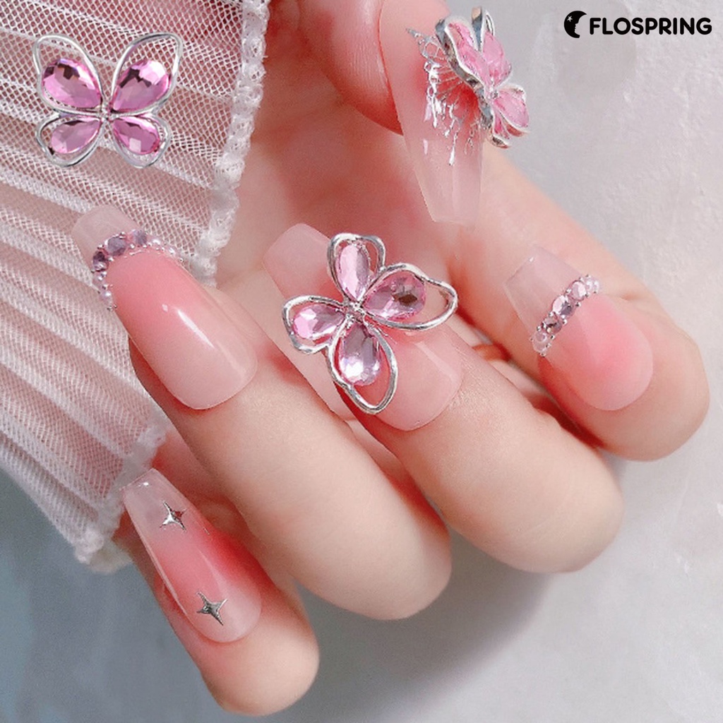 flospring-จี้คริสตัล-อัลลอย-สวยงาม-สําหรับตกแต่งเล็บ-10-ชิ้น