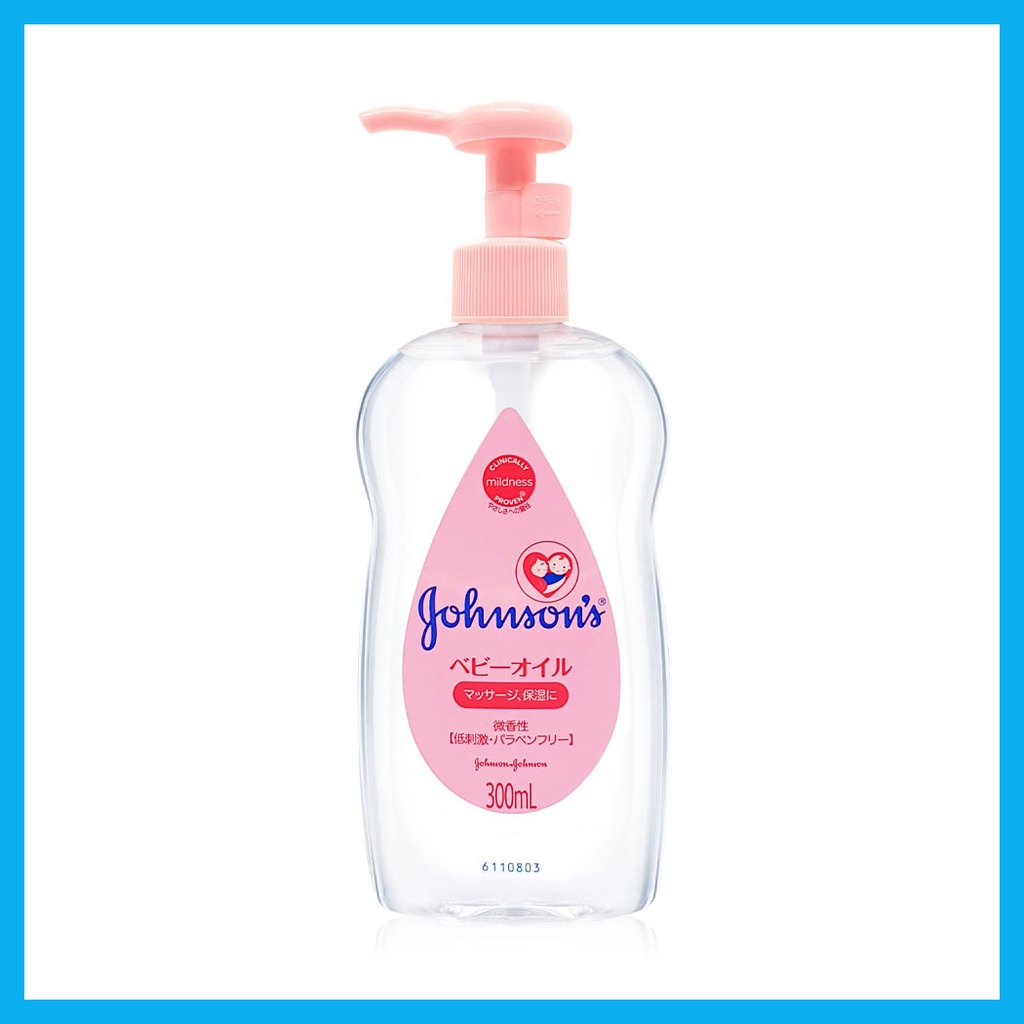 จอห์นสัน-เบบี้-เช็ดเครื่องสำอาง-johnsons-baby-gentle-oil-makeup-remover-300ml-สูตรนำเข้าจากญี่ปุ่น