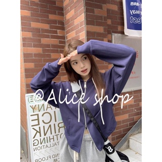Alice  เสื้อผ้าผู้ญิง แขนยาว เสื้อฮู้ด คลุมหญิง สไตล์เกาหลี แฟชั่น  Chic Beautiful สวย Trendy A98J6G2 36Z230909