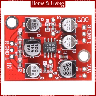 Aotoo บอร์ดโมดูลขยายเสียงสเตอริโอ สําหรับ DC 5V-15V 12V AD828