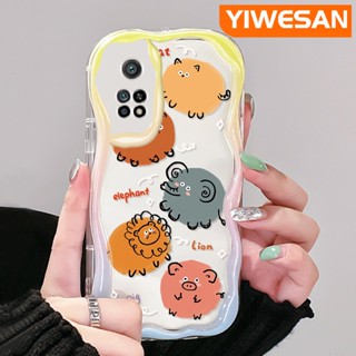 เคสโทรศัพท์มือถือ ซิลิโคนใส กันกระแทก ลายการ์ตูนสวนสัตว์น่ารัก สีสันสดใส สําหรับ Xiaomi 10T Pro Poco F3 Poco F4 Redmi K50 K40 Pro K40s