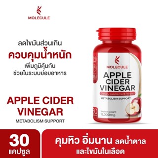 Molecule Apple Cider Vinegar โมเลกุล แอปเปิ้ลไซเดอร์วีเนก้าร์ เพิ่มระบบการเผาผลาญพลังงานของร่างกายให้ทำงานดีขึ้น หิวน้อย