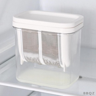 [Bbqz01] ตะกร้าตาข่ายกรองนมโยเกิร์ต ใช้ซ้ําได้ 1100 มล. สําหรับขนมหวาน นมถั่ว