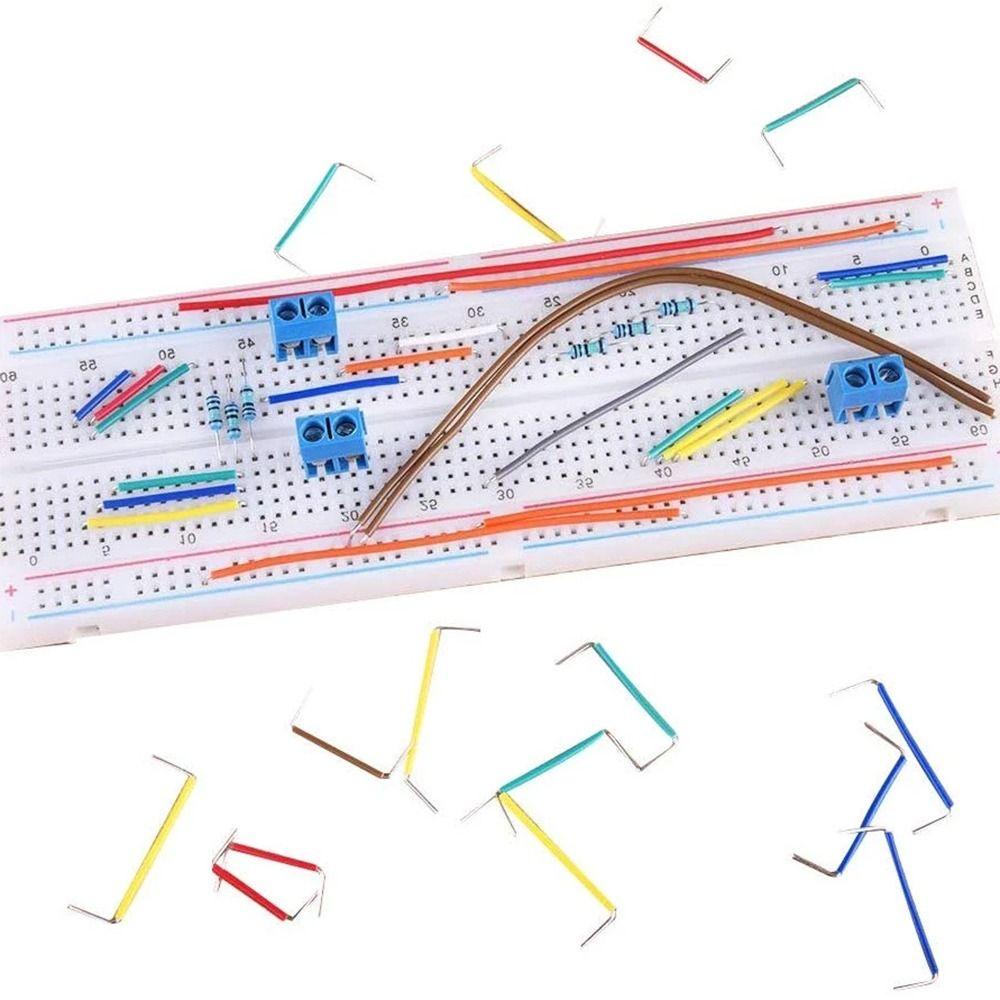 Ly 840 ชิ้น Breadboard Jumper ชุดสายไฟ, 2-125 มม. 14 ความยาวสารพันแผง ...