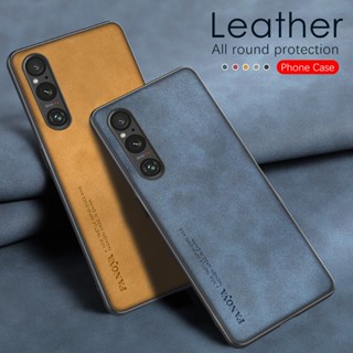 เคสโทรศัพท์มือถือหนังแกะ TPU แบบนิ่ม ป้องกันกล้อง สําหรับ Sony Xperia 1 V 5G Xpreia10V Xpreia1V Xpreia 10 V 10V 1V 5G