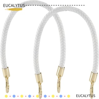 Eutus สายกระเป๋าหนัง PU สีขาว แบบเปลี่ยน สําหรับกระเป๋าสตางค์ 19.6 นิ้ว