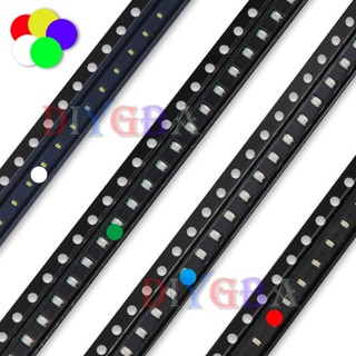 ไดโอดไฟ LED SMD 0402 0603 0805 1206 1210 0402 0603 0805 1 ม้วน สีเหลือง แดง เขียว น้ําเงิน ขาว 3000 ชิ้น 4000 ชิ้น