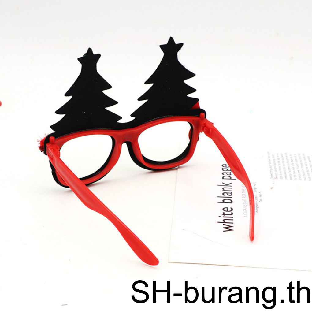 buran-แว่นตา-กรอบลายคริสต์มาส-สุ่มสี-สําหรับเด็ก-และผู้ใหญ่-ตกแต่งปาร์ตี้คริสต์มาส